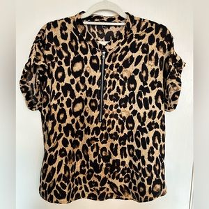 Animal Print Top NWOT
